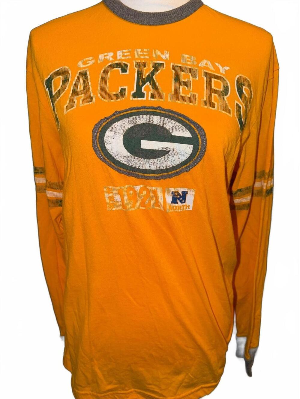 Green Bay Packers Long Sleeve TShirt NFL Team Apparel Medium